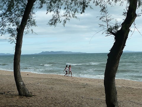 The tranquil Jomtien Beach